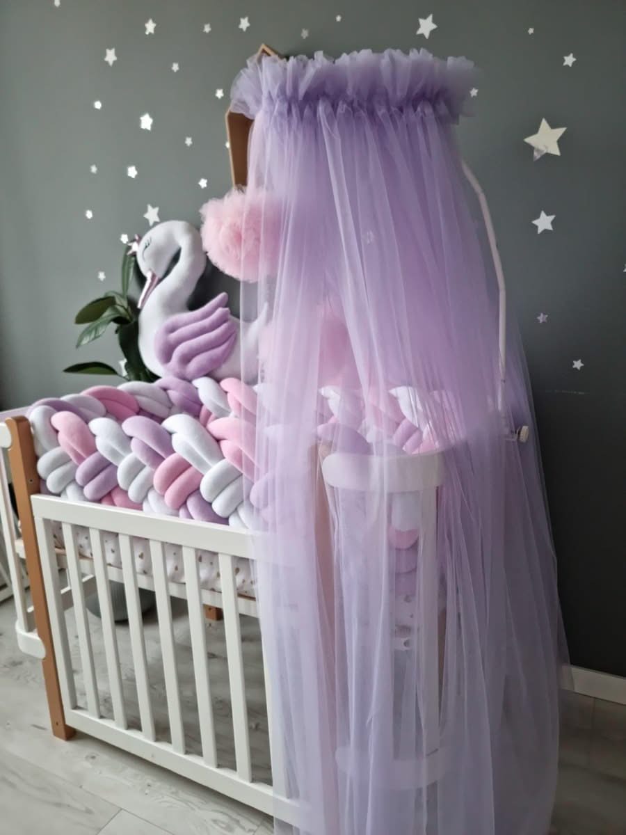 Personalized baby bedding set lavender - KariStudio