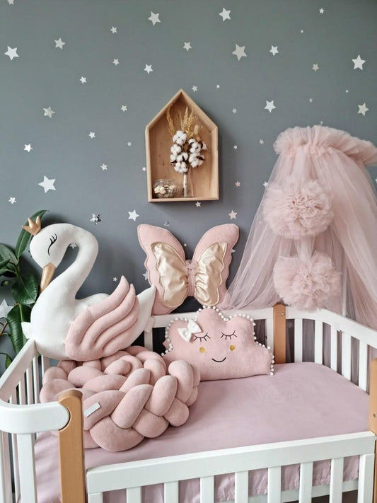 Personalized baby bedding set blush - KariStudio