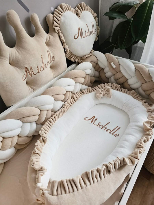 Baby nest with baby name. KARI studio