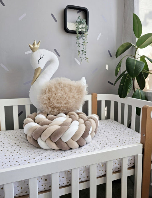 Gender neutral baby crib bedding set. KARI studio