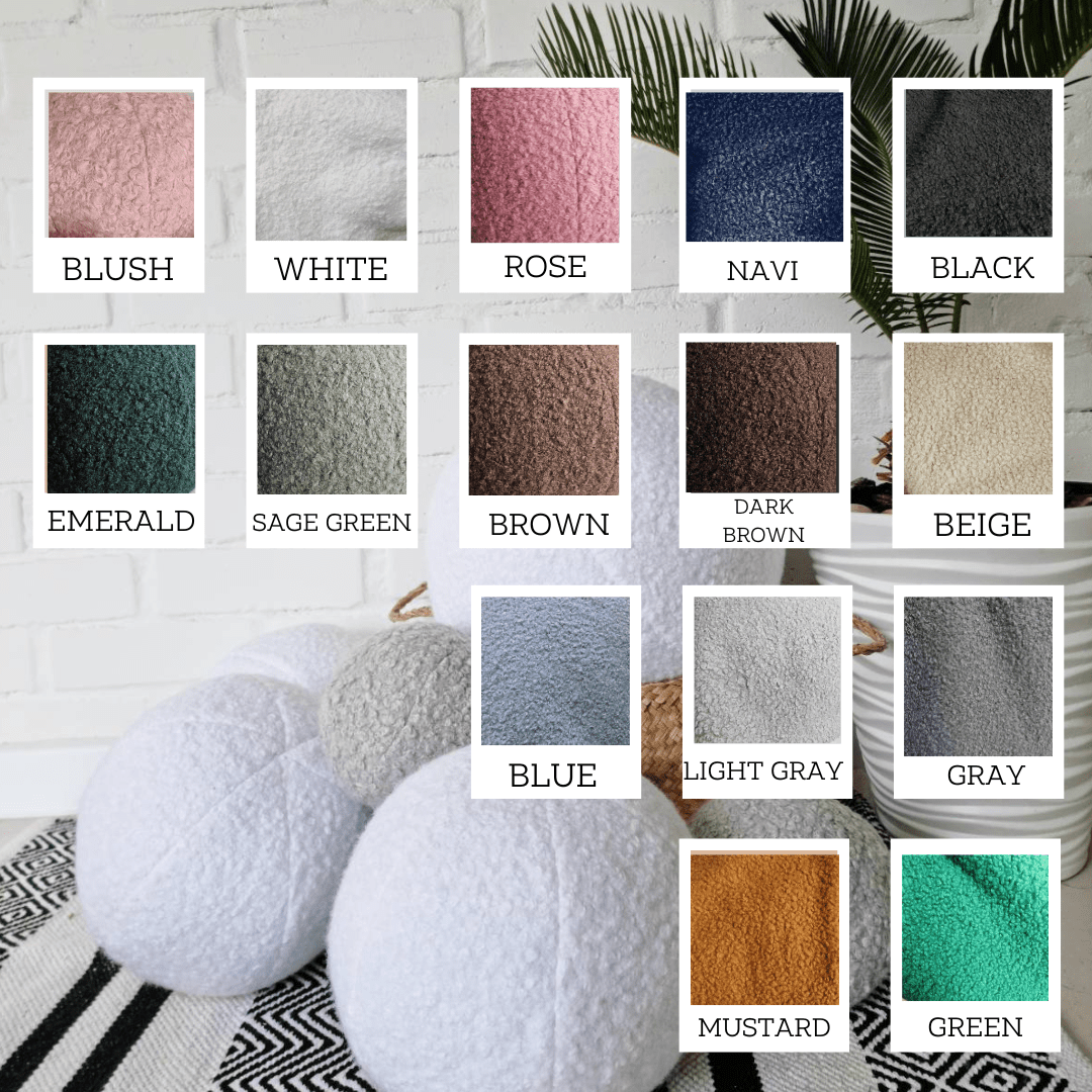 Decorative pillow round. Throw pillows for sofa.