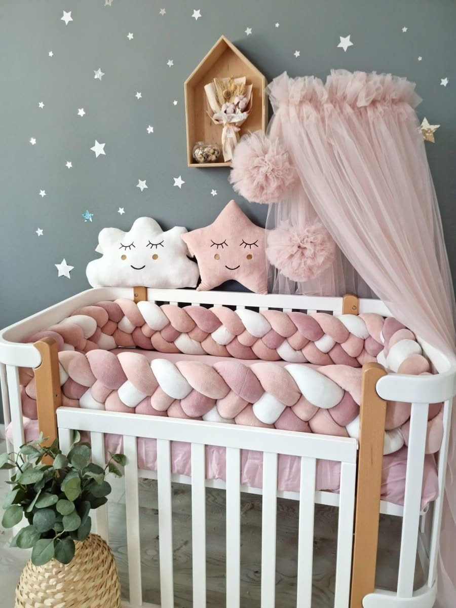 Baby bedding set for girl blush - KariStudio