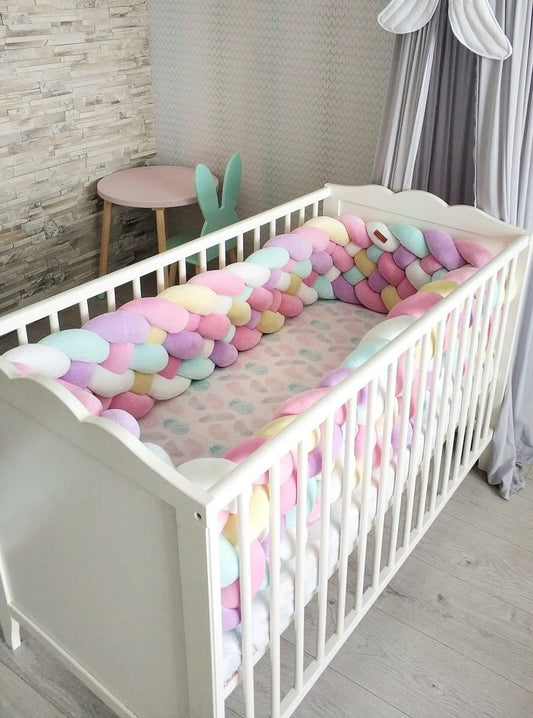 Triple braided crib bumper 30 cm - KariStudio