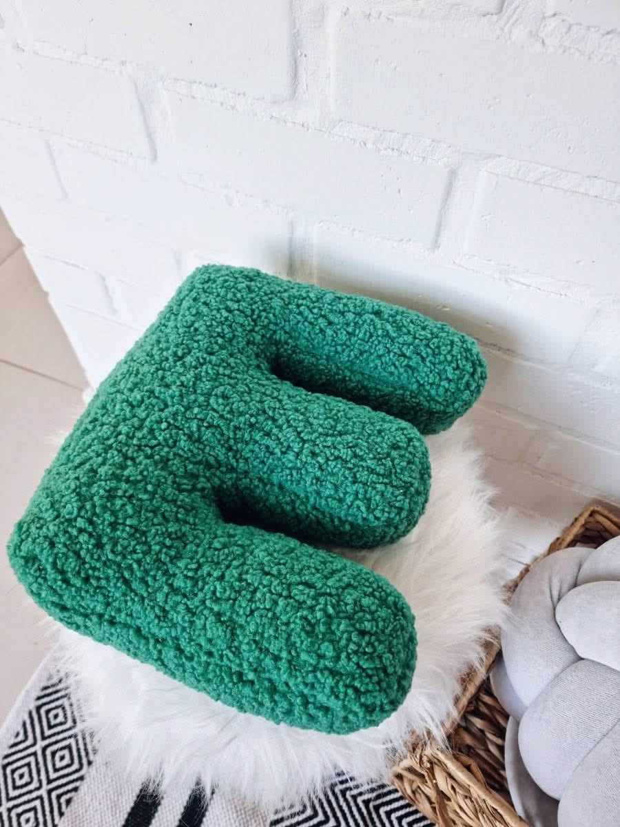 Alphabet pillow letter, personalized baby gift - KariStudio