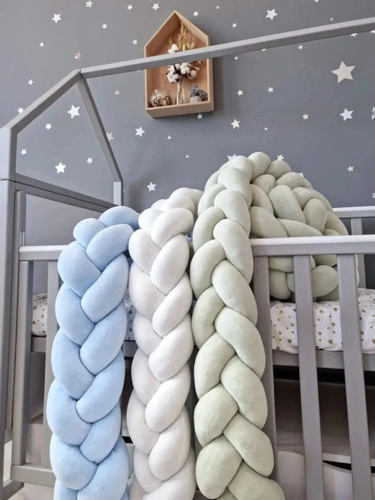 Braided crib bumper 15 cm - KariStudio