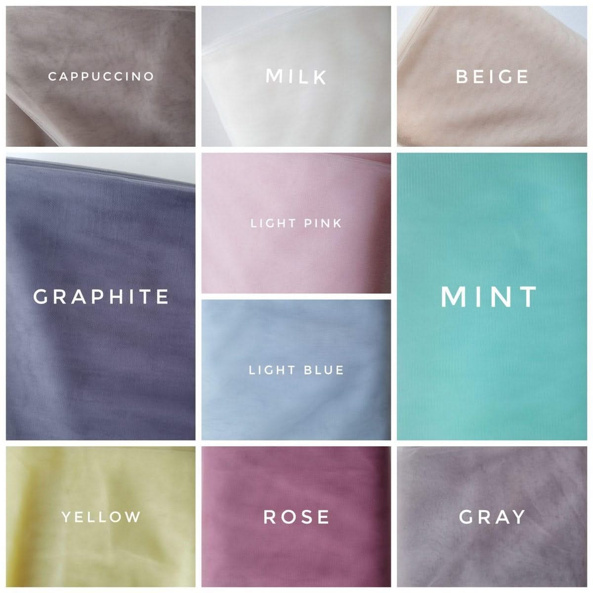 Beige bed canopy curtains - KariStudio