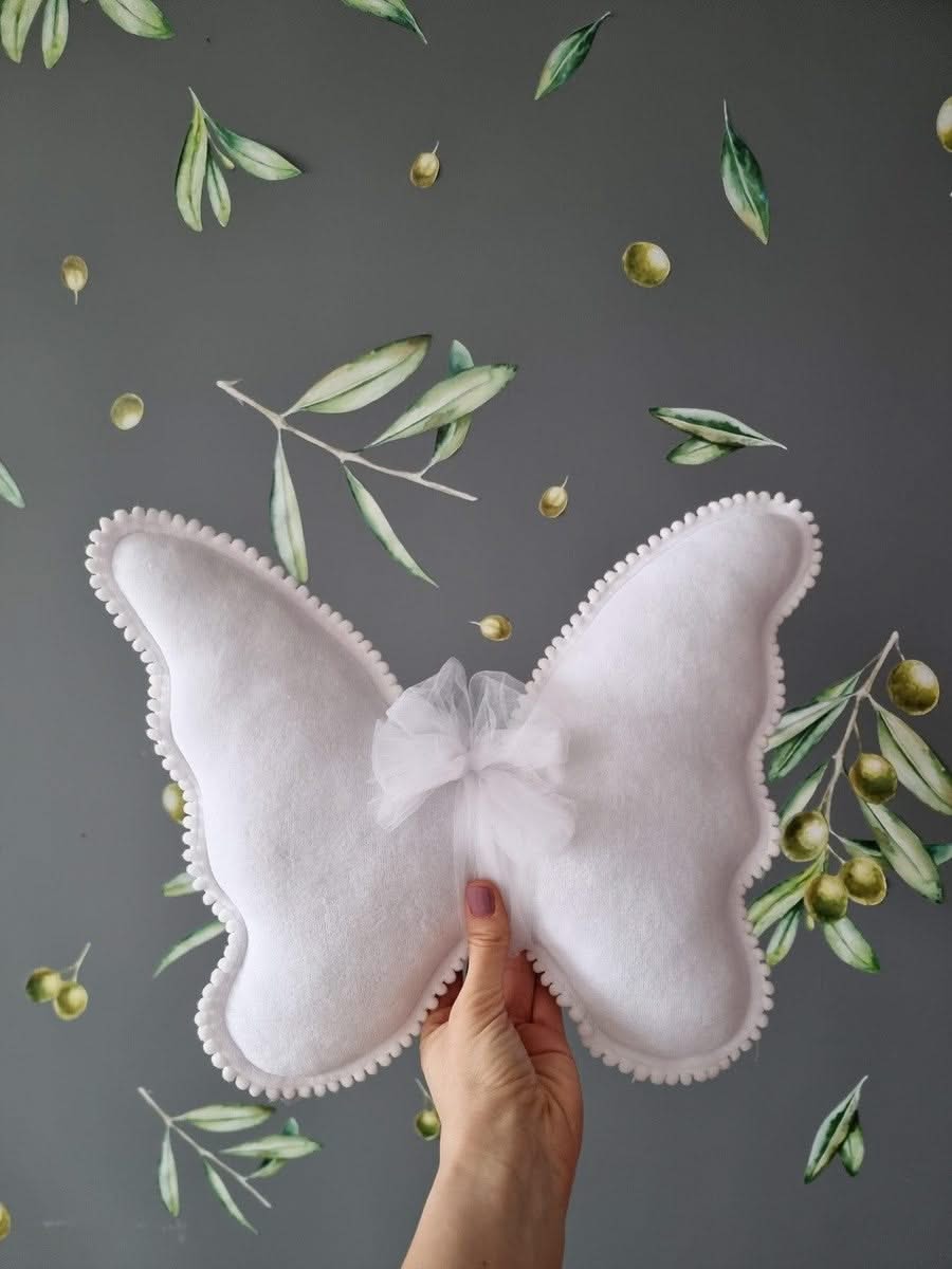 Butterfly pillow blush. Kids room decor. - KariStudio