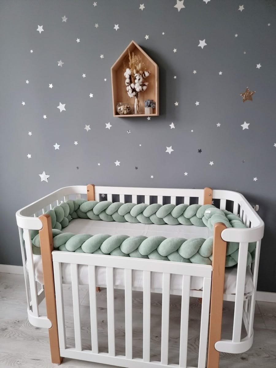 Braided crib bumper 15 cm - KariStudio