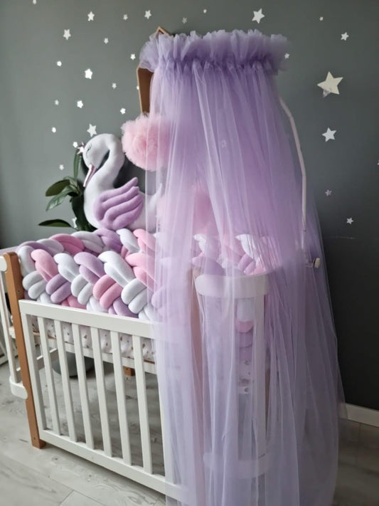 Personalized baby bedding set lavender - KariStudio