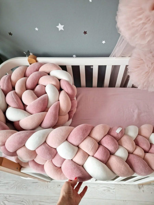 Triple braided crib bumper 25 cm - KariStudio