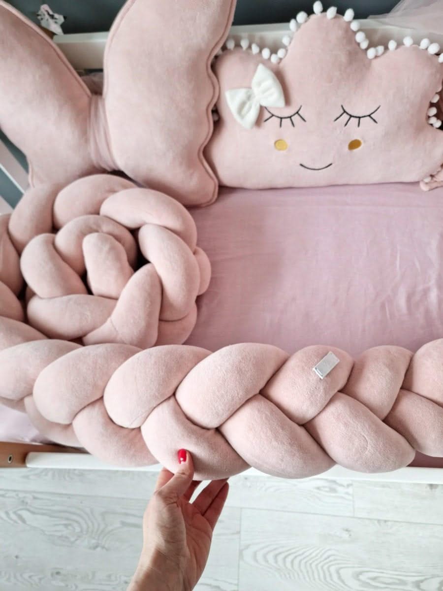 Personalized baby bedding set blush - KariStudio