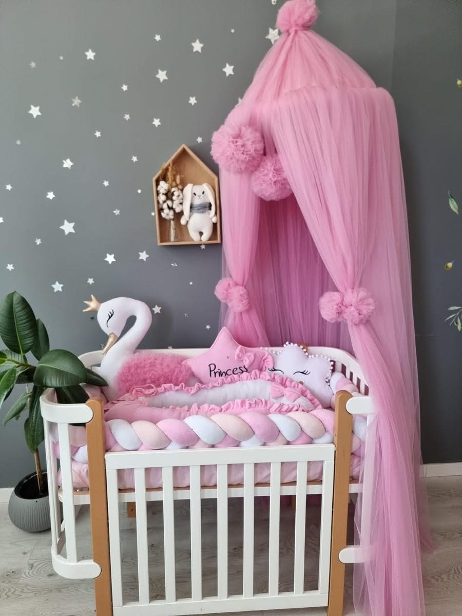 Personalized baby bedding set pink - KariStudio