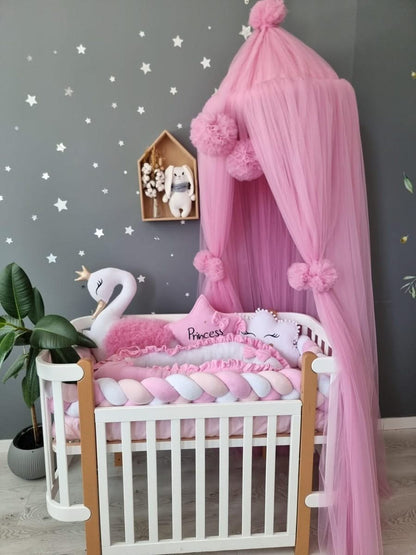 Personalized baby bedding set pink - KariStudio