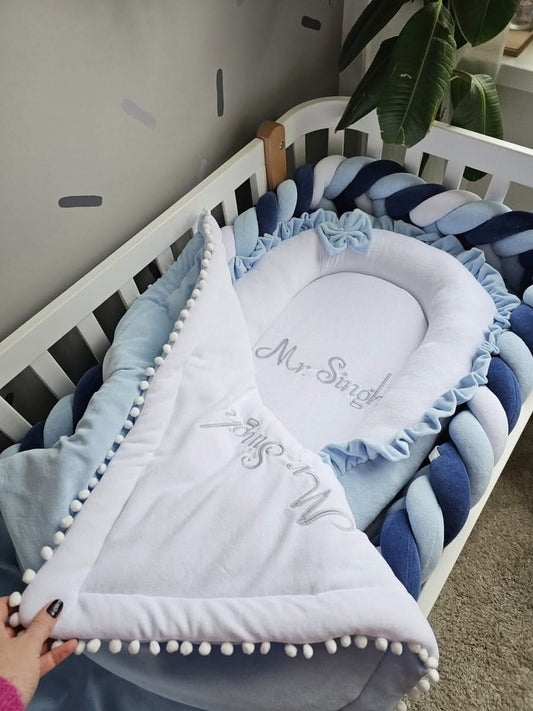 Baby nest with baby name. KARI studio