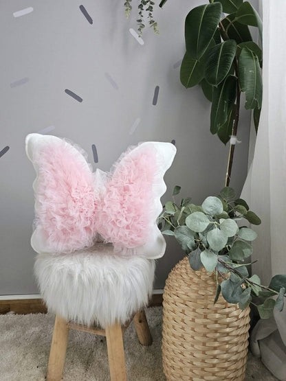 Decorative butterfly pillow