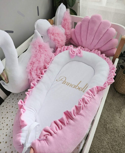 Personalized baby nest with name. KARI studio