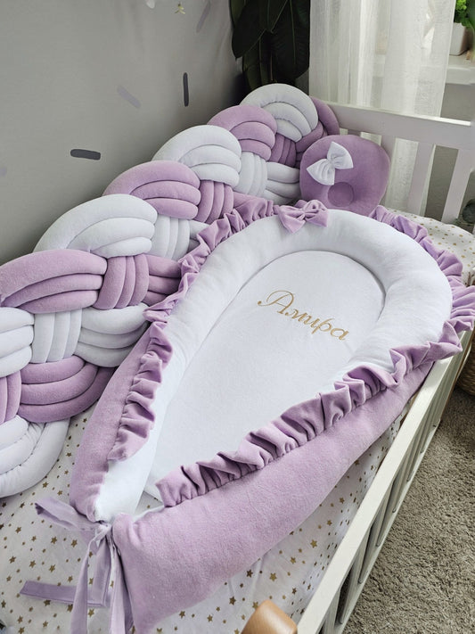 Baby nest with name. KARI studio