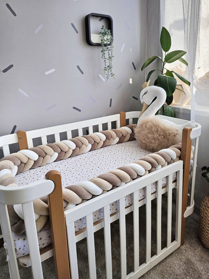 Gender neutral baby crib bedding set. KARI studio